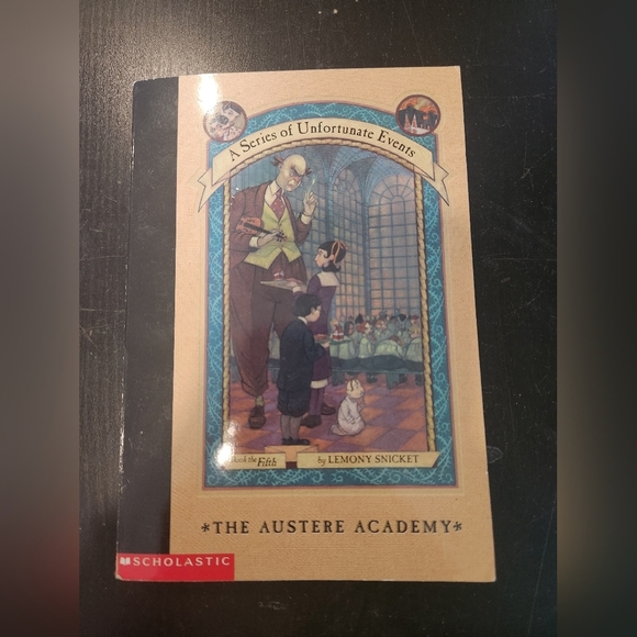 Scholastic The Austere Academy Book - Black and Tan Cover - Picture 1 of 2